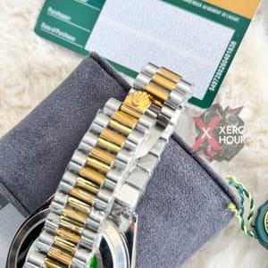 Rolex New Limited Edition || Tiffany Wave Pattern || SS Body || Dual Tone_img_2