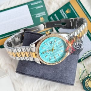 Rolex New Limited Edition || Tiffany Wave Pattern || SS Body || Dual Tone_img_5