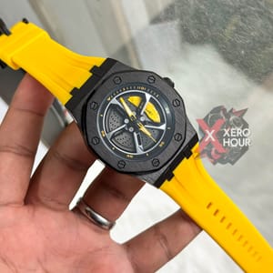 SKMEI 2359  || Yellow Black || Wheel Watch_img_3