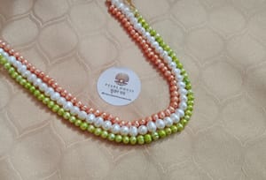3 Layer Multicolor Pearl  neckpiece_img_1