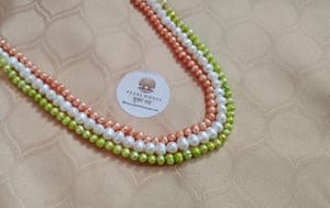 3 Layer Multicolor Pearl  neckpiece_img_2