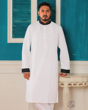 Mystic Night Textured Panjabi_img_1