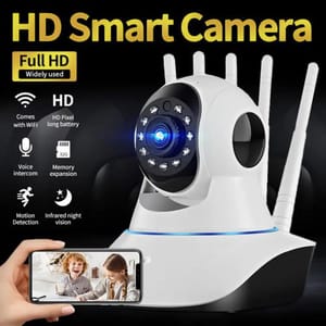 V380 Pro Five Antenna 1080P 2MP WiFi Camera IP PTZ Wireless Two Way Audio Night Vision Smart Motion Detection Alarm Surveillance Camera