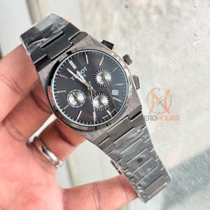 Tissot PRX || Chronograph || Quart || Full Black Color_img_1