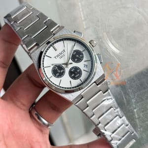 Tissot PRX || Chronograph || Quart || White Panda Color_img_2