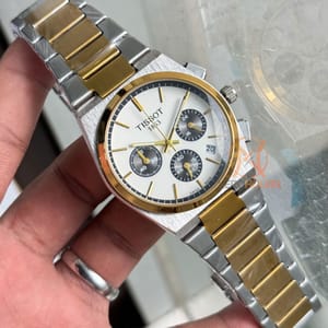 Tissot PRX || Chronograph || Quart || Dual Tone Gold Color_img_3