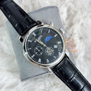 Patek Philippe Moon phase Chrono || Engraving body | Black Dial_img_0