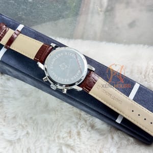 Patek Philippe Moon phase Chrono || Engraving body || Brown White dial_img_3