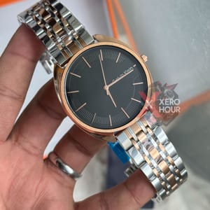 Calvin Klein || Dual Tone || Black Gold Dial_img_2