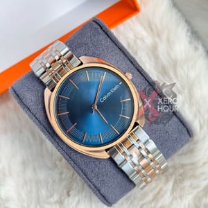 Calvin Klein || Dual Tone || Blue Gold Dial_img_0