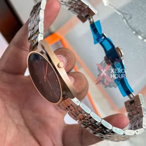 Calvin Klein || Dual Tone || Blue Gold Dial_img_1