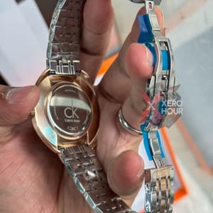 Calvin Klein || Dual Tone || Blue Gold Dial_img_2