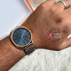 Calvin Klein || Dual Tone || Blue Gold Dial_img_3