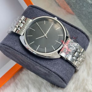 Calvin Klein || Dual Tone || Black Silver Dial_img_3