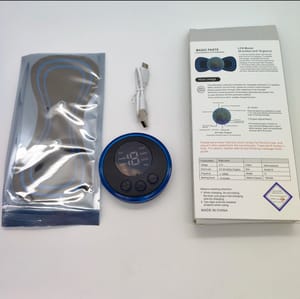 Neck Back Massager Sticker EMS Pulse Mini Electric Cupping Massage for Shoulder Leg Cervical Body Muscle Stimulator Relief Pain_img_13