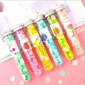 Travel Soft Paper Soap Flower Design Tube Shape Bottle (Pack of 1)
