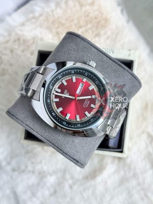 Seiko || SS Strap || Swift Movement || Maroon Red || Powerful Lume_img_0
