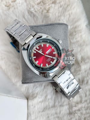 Seiko || SS Strap || Swift Movement || Maroon Red || Powerful Lume_img_1