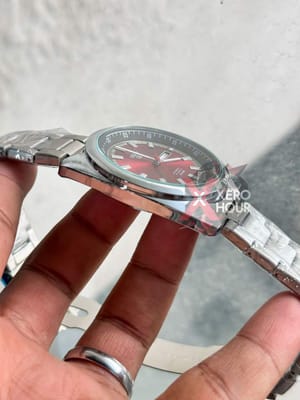 Seiko || SS Strap || Swift Movement || Maroon Red || Powerful Lume_img_5