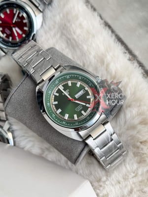 Seiko || SS Strap || Swift Movement || Silver Green || Powerful Lume_img_1
