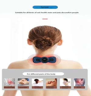 Neck Back Massager Sticker EMS Pulse Mini Electric Cupping Massage for Shoulder Leg Cervical Body Muscle Stimulator Relief Pain_img_4