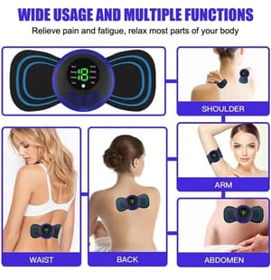 Neck Back Massager Sticker EMS Pulse Mini Electric Cupping Massage for Shoulder Leg Cervical Body Muscle Stimulator Relief Pain_img_7