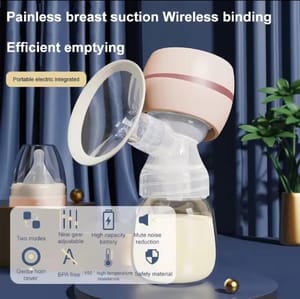 Electric Breast Pump for Hands Release Milk Suction Machine Backflow Resistance Automatic Breast Pump Low Noise 2 Modes_img_1