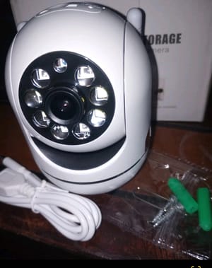 New, Cloud Storage Intelligent Camera, Security, Surveillance, High Reso, White._img_3