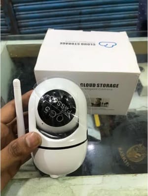 New, Cloud Storage Intelligent Camera, Security, Surveillance, High Reso, White._img_1