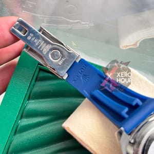 Rolex Yatch Master ||Silver Blue | AA+ Grade || With Rolex Mid Size Box_img_2