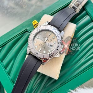 Rolex Yatch Master ||Silver Silver | AA+ Grade || With Rolex Mid Size Box_img_1