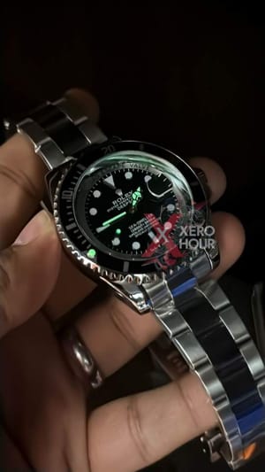 Rolex SEA Dweller || Single tone Silver Black  || AA+ || Rolex Box Single_img_4