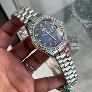 Rolex Day Date  || Silver Blue || AA+ || Rolex Box Single_img_0