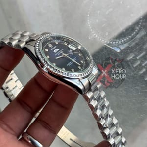 Rolex Day Date  || Silver Blue || AA+ || Rolex Box Single_img_2