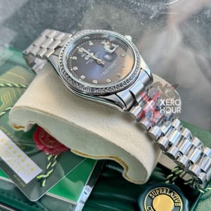 Rolex Day Date  || Silver Blue || AA+ || Rolex Box Single_img_4