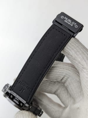 Hublot Gun Metal Quartz Watch_img_4