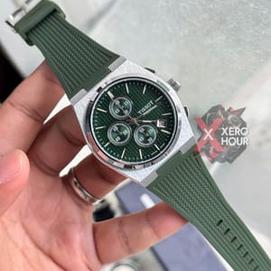 Tissot PRX Chronograph || Active || Silicon Strap || Green_img_3