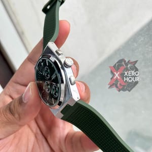 Tissot PRX Chronograph || Active || Silicon Strap || Green_img_4