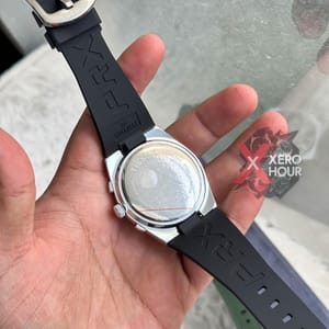 Tissot PRX Chronograph || Active || Silicon Strap || Black white black_img_4