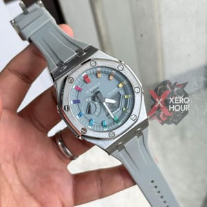 G shock || AAA Grade || All dial Functional || Light Blue Rainbow_img_2