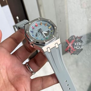 G shock || AAA Grade || All dial Functional || Light Blue Rainbow_img_3