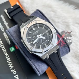 G shock || AAA Grade || All dial Functional || Silver Black_img_1