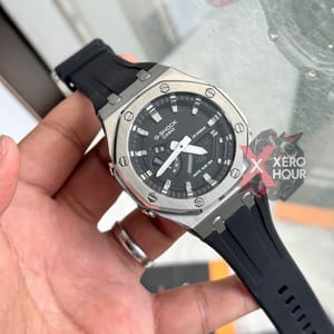 G shock || AAA Grade || All dial Functional || Silver Black_img_2