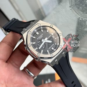 G shock || AAA Grade || All dial Functional || Silver Black_img_3