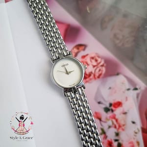 Gucci Ladies Silver & White Dial_img_2
