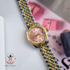 Rolex Jublee Chain Dual Tone Pink Dial_img_0