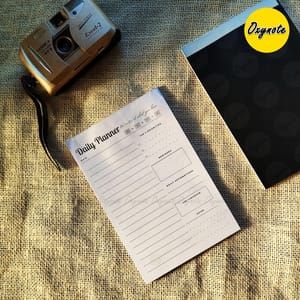 Oxynote "Daily Planner" Notepad - 8.2 inch x 5.6 inch - 31 Sheets
