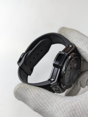 Hublot Gun Metal Quartz Watch_img_2