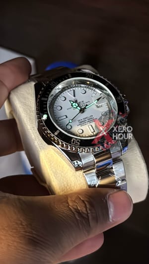 Rolex Submariner || Version 2 || Silver Black || With Box_img_4