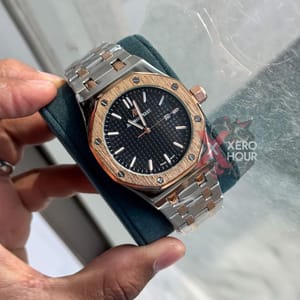 Audemars Piguet || Royal Oak || Dual Tone || Rose Gold Black Dial_img_0